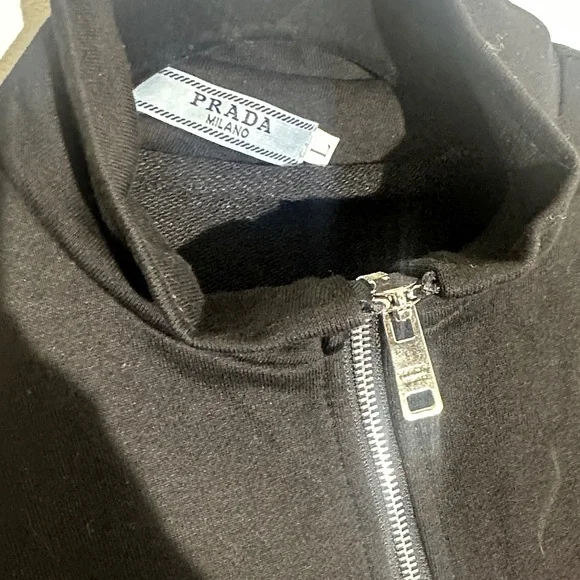 Prada Black Jacket with Red Stripe - Picture 3 of 8